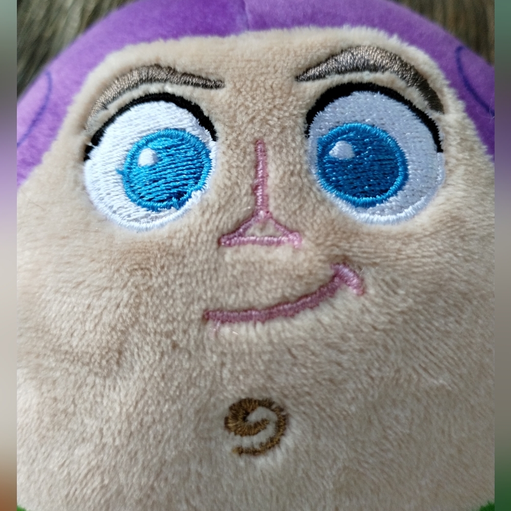 Γ·Cuddle Pal Toy Story Round Huggable Buzz Lightyear 6" Plush Baby Rattle Lovey - Picture 5 of 15